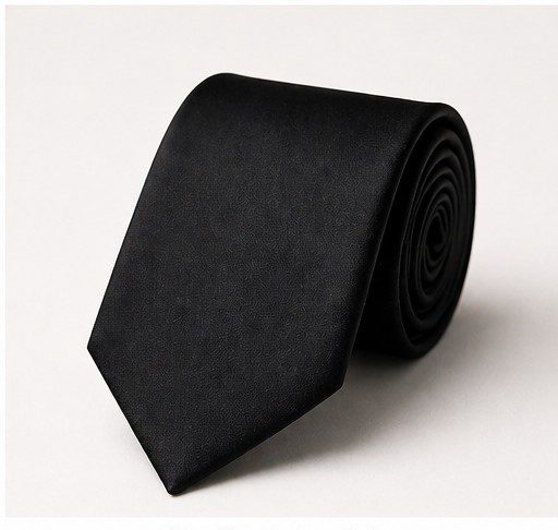 Midnight black Noble Knot tie set